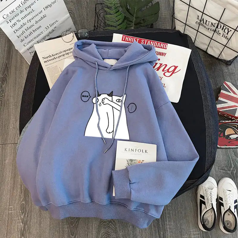 Women's Plus Velvet Hooded Padded Jacket Sweater