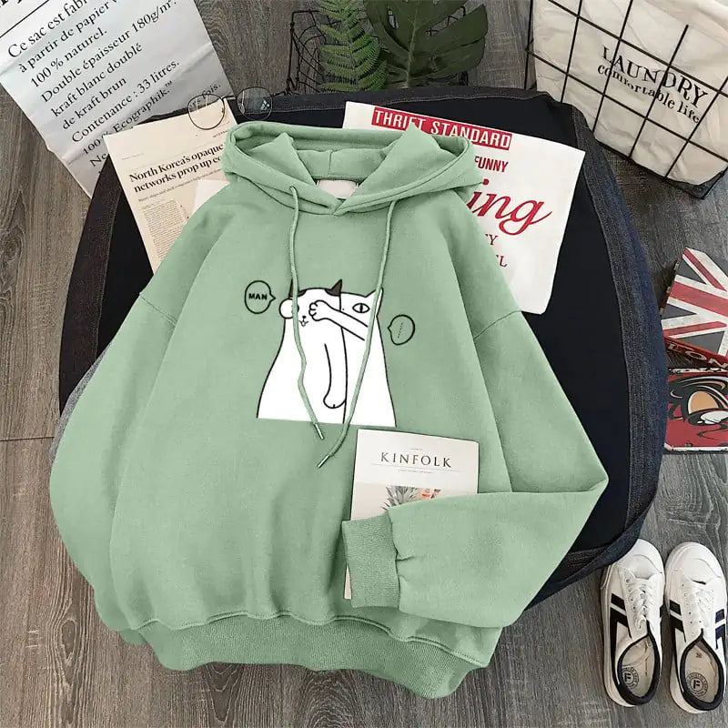 Women's Plus Velvet Hooded Padded Jacket Sweater