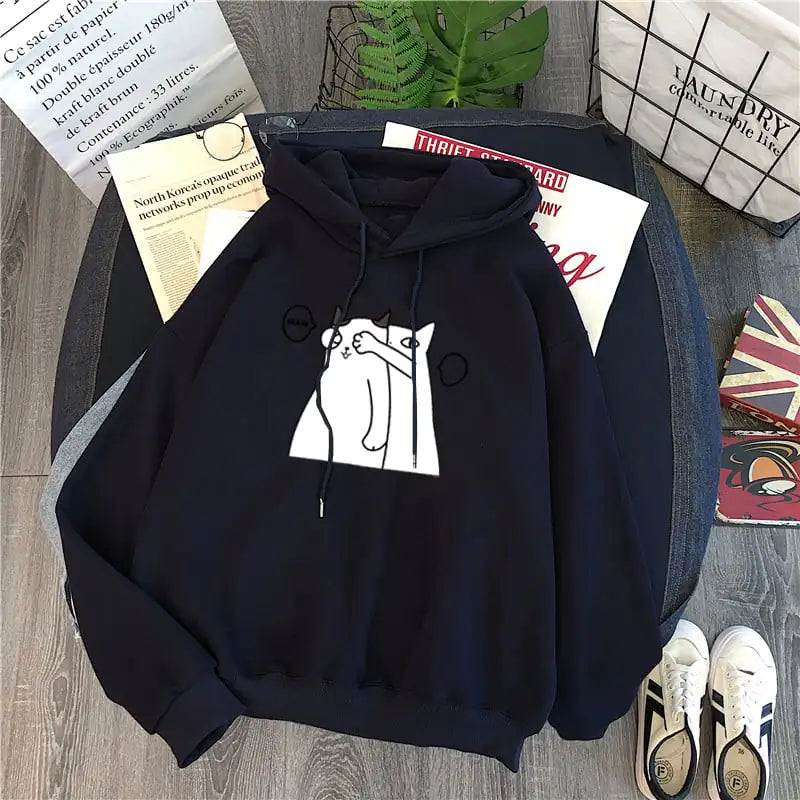 Women's Plus Velvet Hooded Padded Jacket Sweater