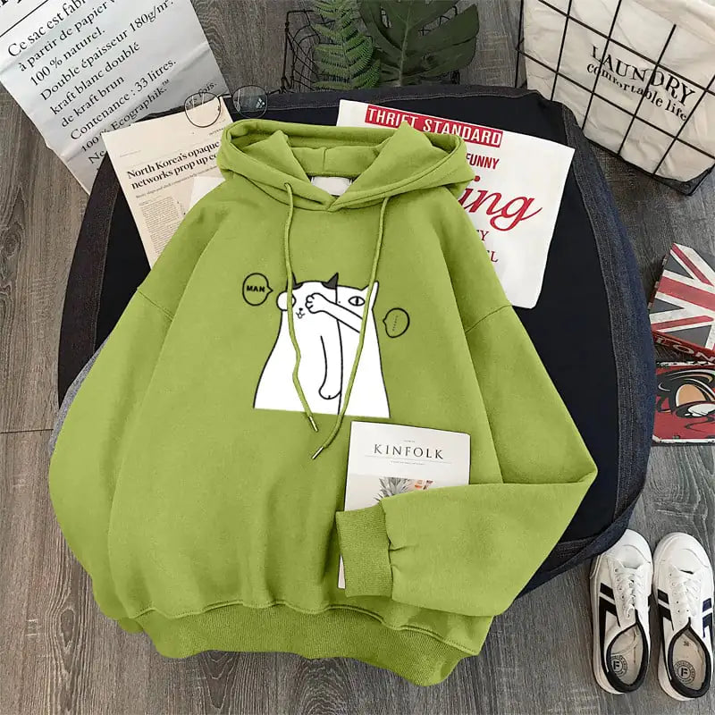 Women's Plus Velvet Hooded Padded Jacket Sweater