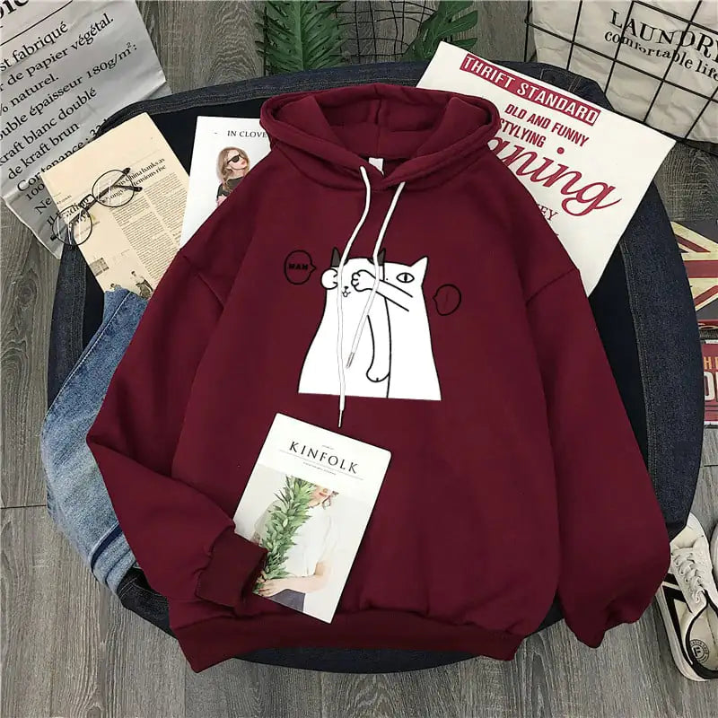 Women's Plus Velvet Hooded Padded Jacket Sweater